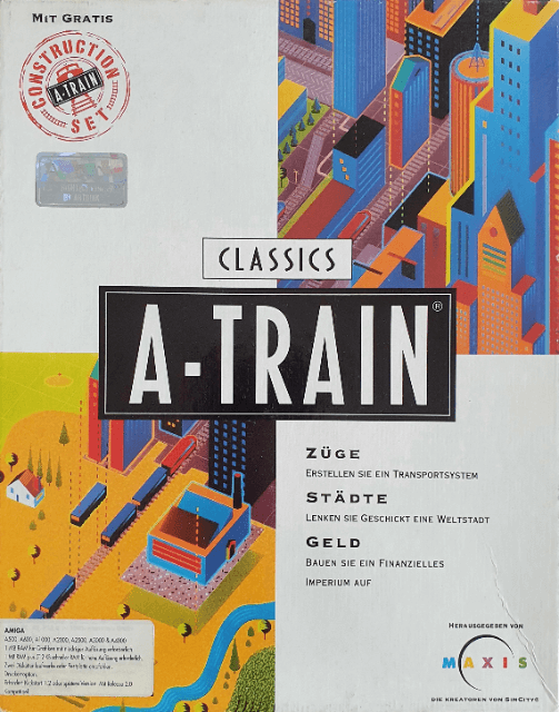 A-Train & A-Train Construction Set - AMIGA - Commodore Amiga