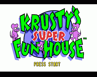 Krusty's Fun House - AMIGA - Commodore Amiga - Titles