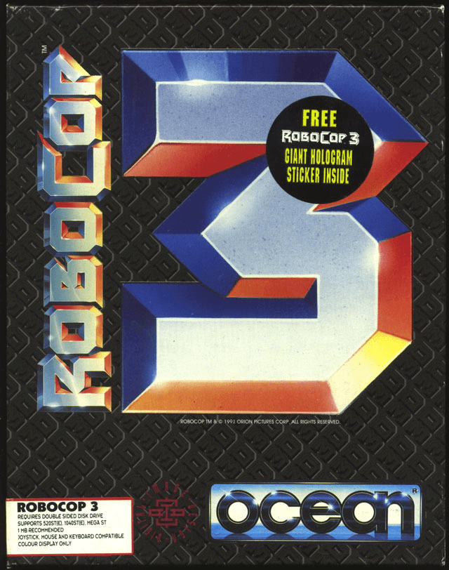RoboCop 3 - AST - Atari ST - Packshots