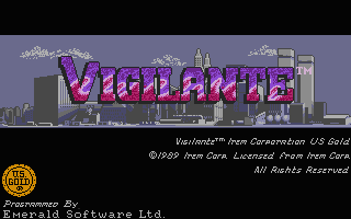 Vigilante - AST - Atari ST - Titles