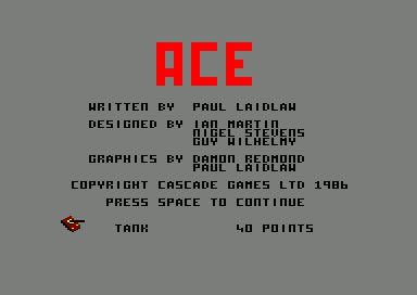 Ace - CPC - Amstrad CPC - Titles