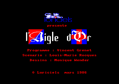 L'Aigle d'Or - CPC - Amstrad CPC - Titles