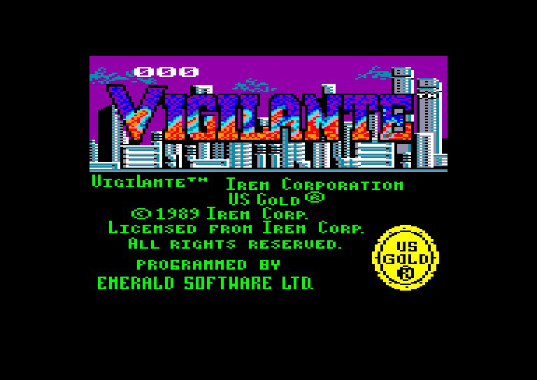 Vigilante - CPC - Amstrad CPC - Titles