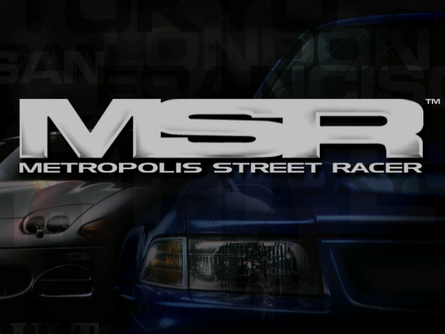 MSR: Metropolis Street Racer - DREAMCAST - Sega Dreamcast - Titles