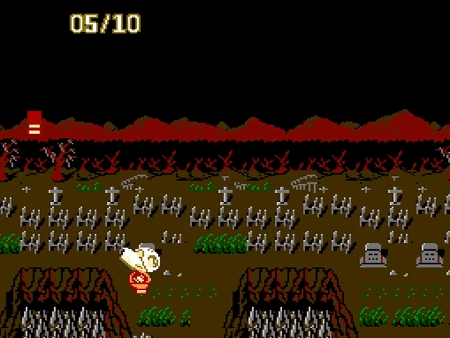Splatterhouse: Wanpaku Graffiti - FC - Nintendo Famicom - Ingames