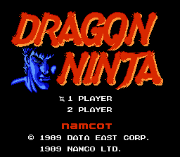 Dragon Ninja - FC - Nintendo Famicom - Titles