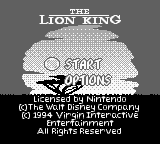 The Lion King - GAMEBOY - Nintendo Game Boy - Titles