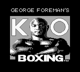 George Foreman's KO Boxing - GAMEBOY - Nintendo Game Boy - Titles