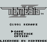 Nemesis II - GAMEBOY - Nintendo Game Boy - Titles