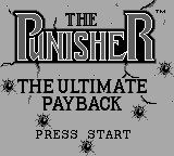 The Punisher: The Ultimate Payback - GAMEBOY - Nintendo Game Boy - Titles