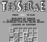 Tesserae - GAMEBOY - Nintendo Game Boy - Titles