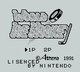 World Ice Hockey - GAMEBOY - Nintendo Game Boy - Titles