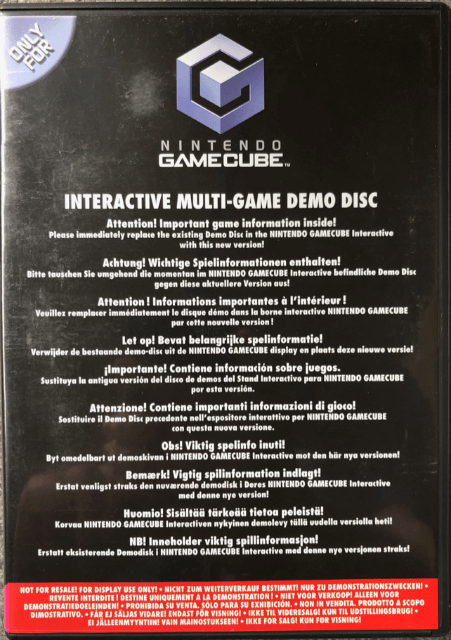 Interactive Multi-Game Demo Disc 13/2004 - GAMECUBE - Nintendo GameCube