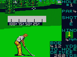 PGA Tour Golf - GAMEGEAR - Sega Game Gear - Ingames