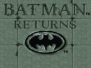 Batman Returns - GAMEGEAR - Sega Game Gear - Titles