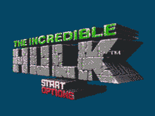 The Incredible Hulk - GAMEGEAR - Sega Game Gear - Titles