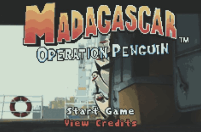 Dreamworks Madagascar: Operation Pinguin - GBA - Nintendo Game Boy Advance - Titles