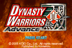Dynasty Warriors Advance - GBA - Nintendo Game Boy Advance - Titles