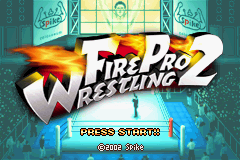 Fire Pro Wrestling 2 - GBA - Nintendo Game Boy Advance - Titles