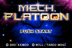 Kikaika Gunta - Mech Platoon - GBA - Nintendo Game Boy Advance - Titles