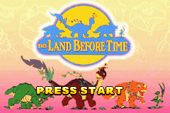 The Land Before Time - GBA - Nintendo Game Boy Advance - Titles