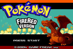 Pokémon FireRed Version - GBA - Nintendo Game Boy Advance - Titles