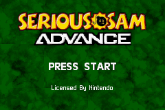 Serious Sam Advance - GBA - Nintendo Game Boy Advance - Titles