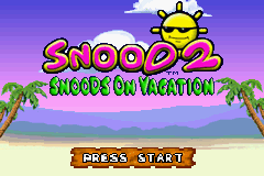 Snood 2: On Vacation - GBA - Nintendo Game Boy Advance - Titles