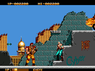 Two Crude Dudes - GEN - Sega Genesis - Ingames