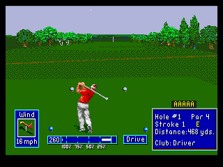 PGA European Tour - GEN - Sega Genesis - Ingames