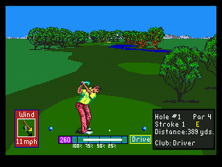 PGA Tour Golf - GEN - Sega Genesis - Ingames