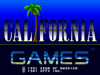 California Games - GEN - Sega Genesis - Titles