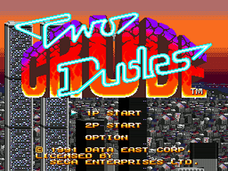 Two Crude Dudes - GEN - Sega Genesis - Titles