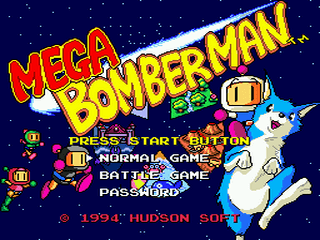 Mega Bomberman - GEN - Sega Genesis - Titles