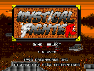 Mystical Fighter - GEN - Sega Genesis - Titles