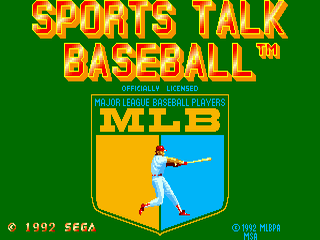 Sports Talk Baseball - GEN - Sega Genesis - Titles