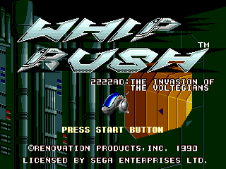 Whip Rush - GEN - Sega Genesis - Titles