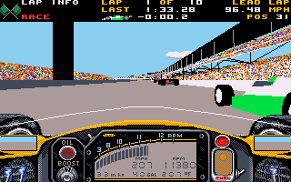 Indianapolis 500: The Simulation - MSDOS - PC (MS-DOS) - Ingames