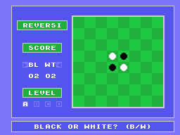 Reversi - MTX - Memotech MTX 512 - Ingames