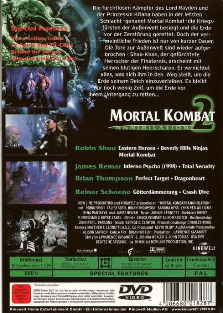 Mortal Kombat 2 Annihilation - MULTIPLE - Multiple - Titles