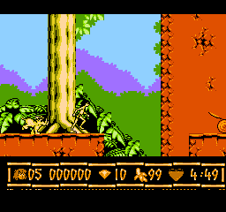 Disney's The Jungle Book - NES - Nintendo Entertainment System - Ingames