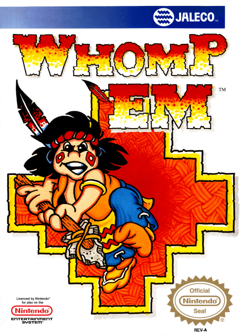 Whomp 'Em - NES - Nintendo Entertainment System - Packshots