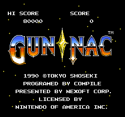 Gun Nac - NES - Nintendo Entertainment System - Titles