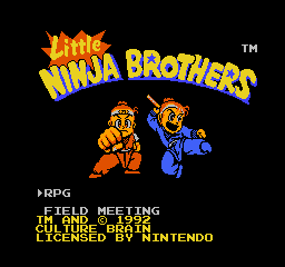 Little Ninja Brothers - NES - Nintendo Entertainment System - Titles