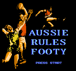Aussie Rules Footy - NES - Nintendo Entertainment System - Titles