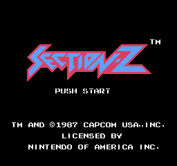 Section-Z - NES - Nintendo Entertainment System - Titles