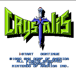 Crystalis - NES - Nintendo Entertainment System - Titles
