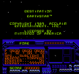 Destination Earthstar - NES - Nintendo Entertainment System - Titles