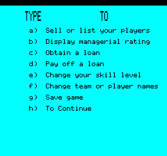 Football Manager - ORIC1 - Tangerine Oric-1 - Ingames