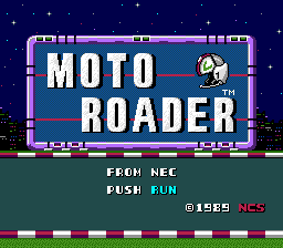 Moto Roader - PCE - NEC PC-Engine HuCard - Titles